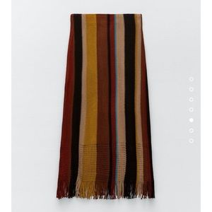 NWT Zara Striped Knit Skirt size M